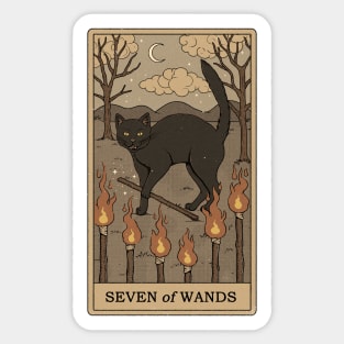 Seven of Wands Sticker